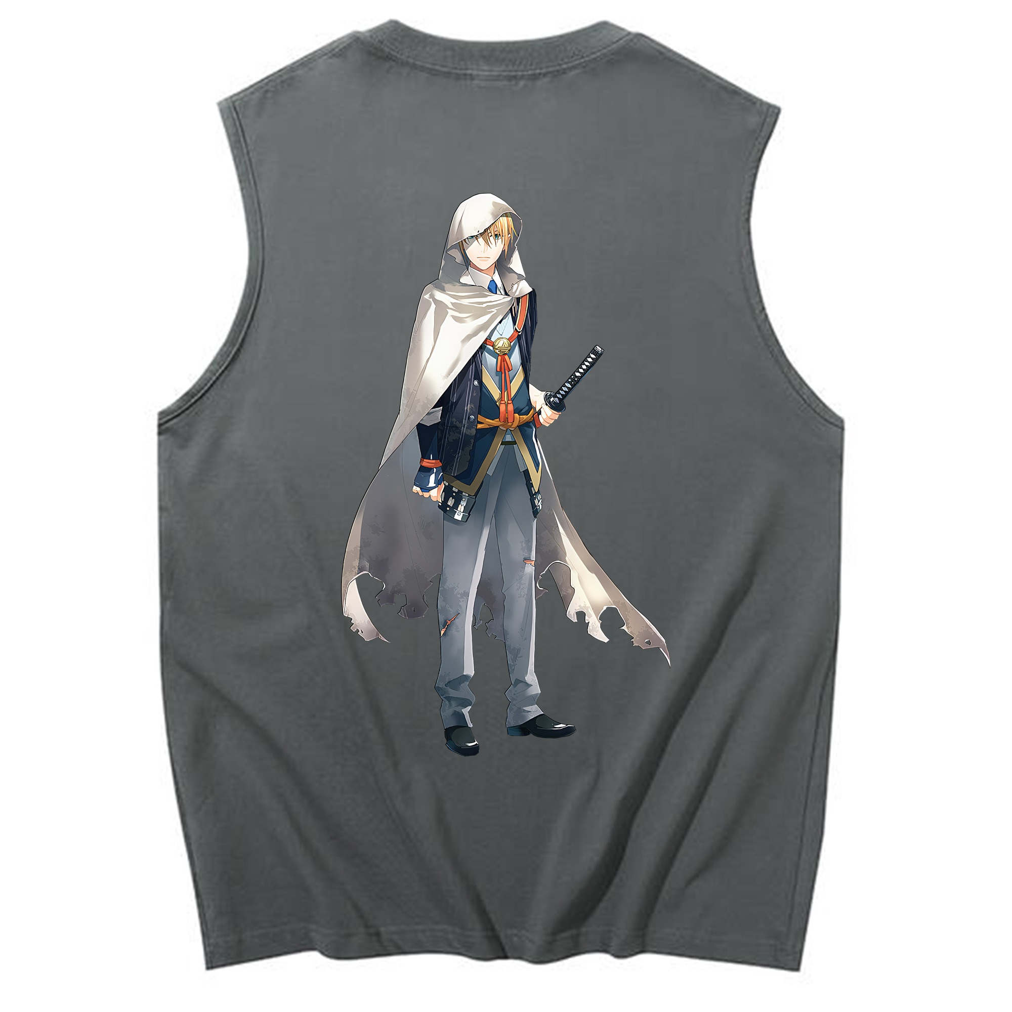 （画像用） 刀剣乱舞 Touken Ranbu コットン100％タンクトップ（背面プリント）